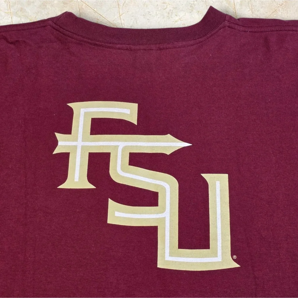 Vintage Nike Florida State University FSU Seminoles Center Swoosh Shirt Size 2XL
